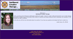 Desktop Screenshot of nwcreativetherapy.com